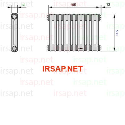Радиатор IRSAP Tesi 20500/11 T14 CL 01